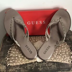 Guess Bronx Pewter Sandals